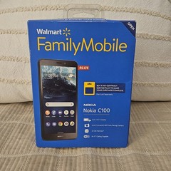Nokia C100 4G N152DL 32GB 3GB Walmart Family Mobile New In Box