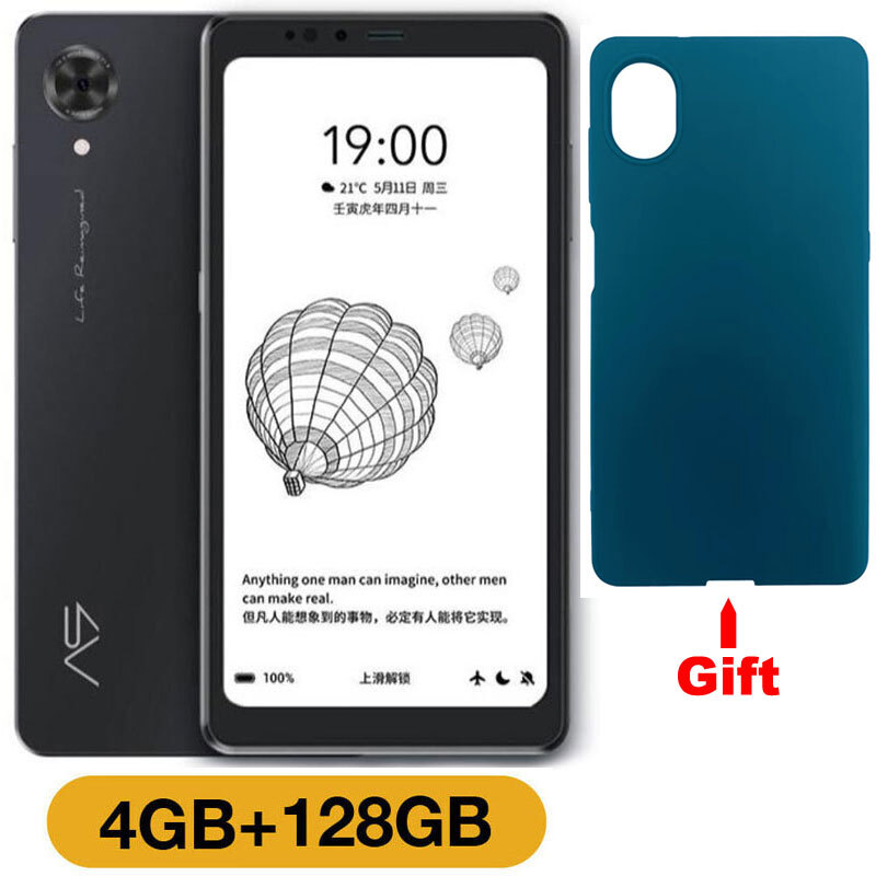 Unlocked 4G LTE Hisense A9 E Ink Smartphone Android Mobile ebook Reader 8+256GB