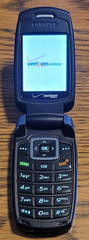 Samsung Snap SCH-U340 – Blue and Black ( Verizon ) Cellular Flip Phone