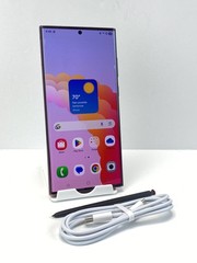 Samsung Galaxy S22 Ultra 5G SM-S908U1 128GB Burgundy Unlocked Clean IMEI