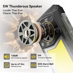 Blackview ROCK 5 4G LTE Rugged Smartphone Android 16 Builder Outdoors Unlocked