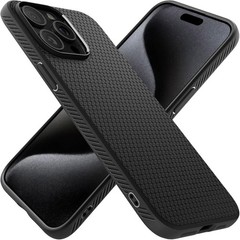 Spigen Liquid Air Designed for iPhone 15 Pro Case (2023) – Matte Black