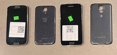 As-is Lot of 2 Samsung Galaxy S4 SCH-I545 + Galaxy S5 – Verizon/AT&T