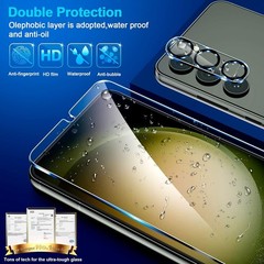 firtstnow 3 Pack for Samsung Galaxy S23 Screen Protector Tempered Glass + 3 Pack