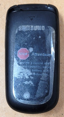 Samsung SGH-A107 – Silver and Black ( AT&T ) Cellular Flip Phone – Great Shape