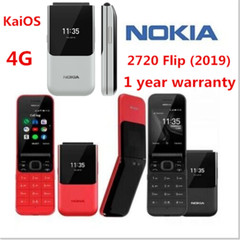 Original Nokia 2720 Flip (2019) 4G LTE Dual SIM KaiOS Unlocked phone NEW Sealed