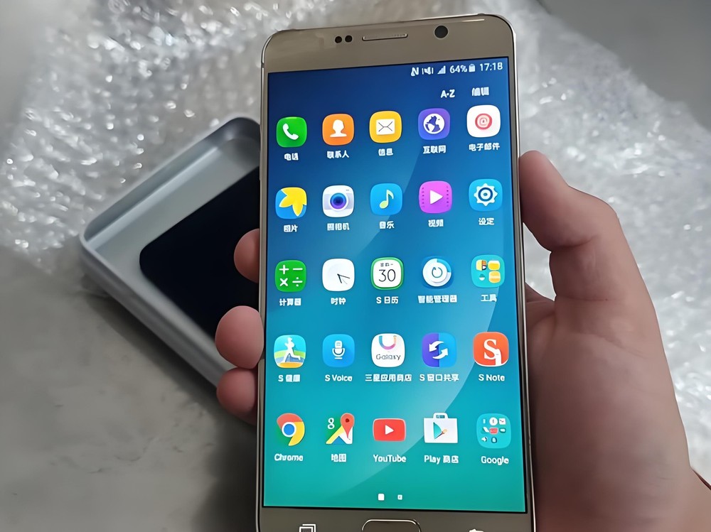 Original Samsung Galaxy Note 5 SM-N920 64GB Unlocked Android Smartphone Gold A++