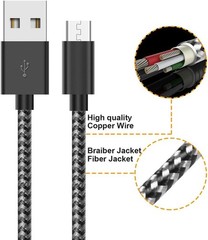 5ft Micro USB Fast Charging Cable 6-Pack for Android, LG, Samsung, Nexus Devices