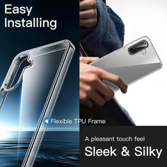 Case for Samsung Galaxy A17 5G / 4G 6.7-Inch, Shockproof Bumper Protective Cover