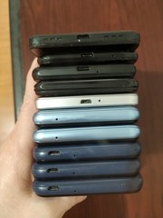 Lot of 10 Mixed Brand WIKO U316AT/SKY Elite p55Max and other Smartphone For part