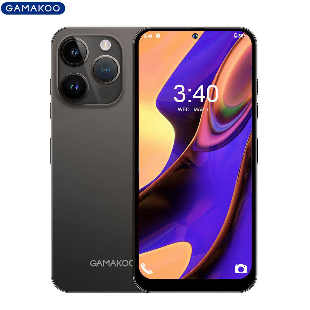 Unlocked Smartphone 128GB+4GB DualSim 6.7″ GAMAKOO G14 Pro 4G Android Cell Phone