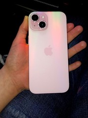 Apple Pink Smartphone Dual Rear Cameras Bar Style Sleek Design Mobile Device