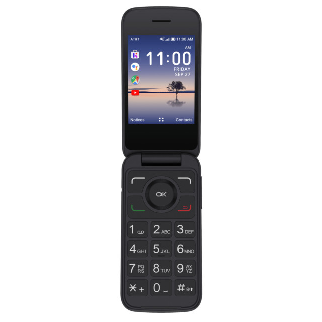 AT&T Prepaid Alcatel Smart Flip 4G – Model 4052R (NEW ) Lock To AT&T Only