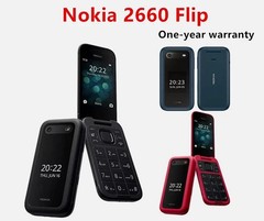 Unlocked Nokia 2660 Flip 4G VoLTE Dual SIM FM Radio 128MB Flip Mobile Phone