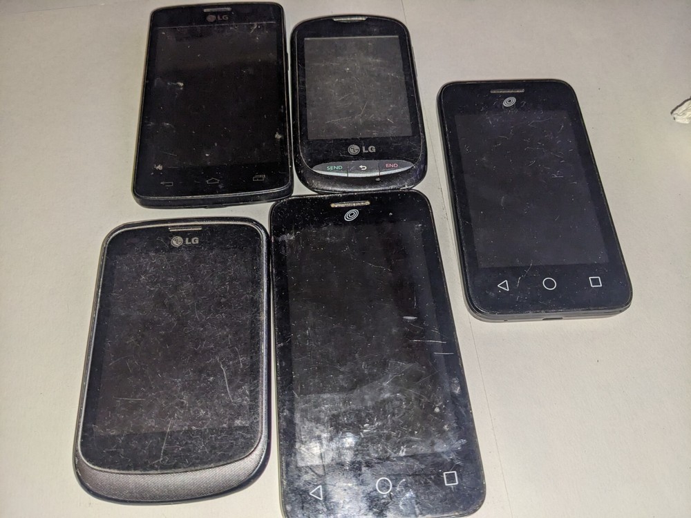 LG & Alcatel Smart Phone Lot Of 5