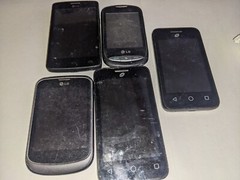 LG & Alcatel Smart Phone Lot Of 5