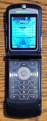 Motorola RAZR V3 – Black ( Unlocked ) Very Rare International GSM Flip Phone