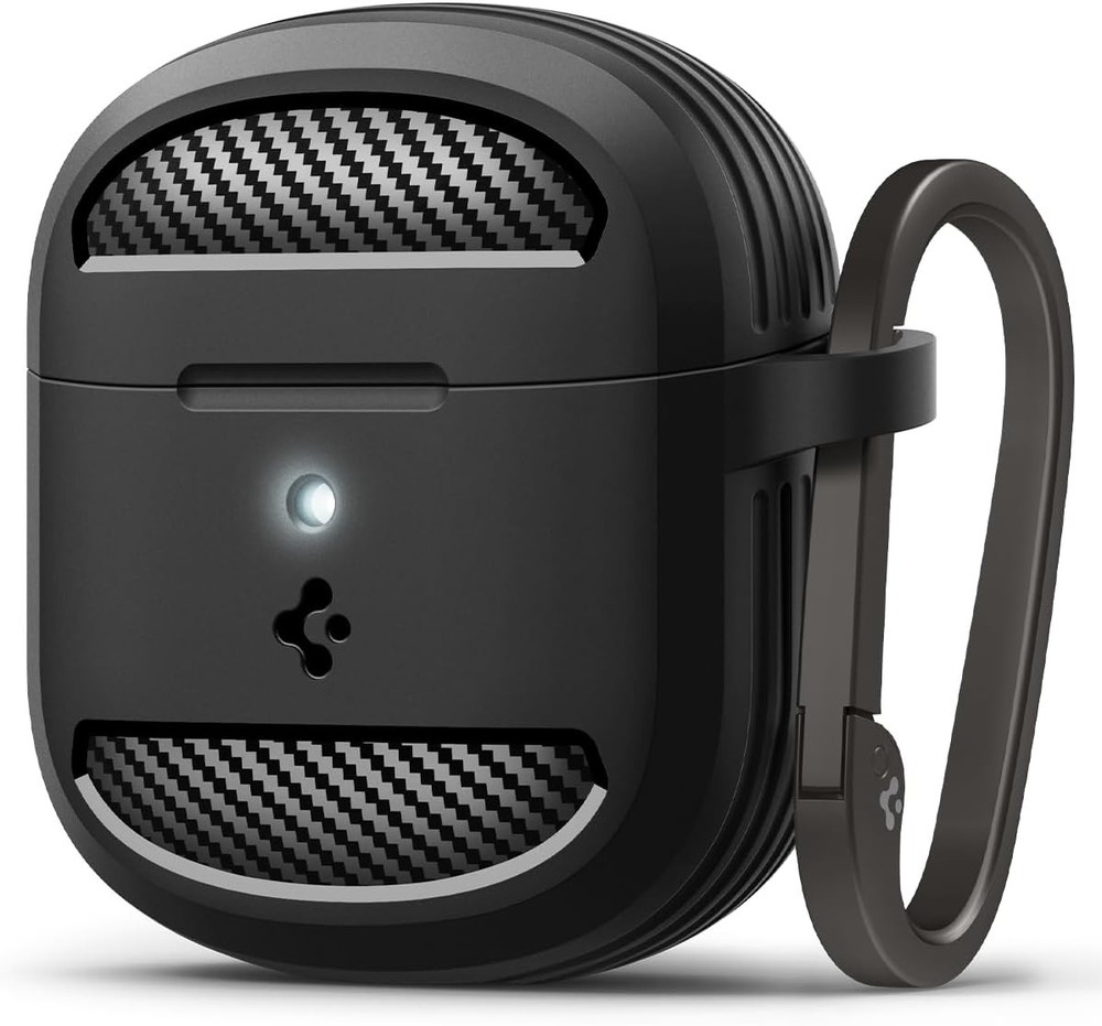 Spigen Rugged Armor Designed for Google Pixel Buds 2a Case – Matte Black Cover