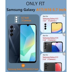 For Samsung Galaxy A16 Case with Full Body Heavy Duty Dual Layer Drop Protection