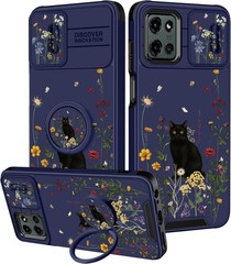 Moto G 5G 2026/G Play 2026 Case – Women Girls Cute Phone Cover with Ring Stand