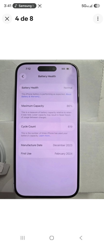 Apple iPhone 15 Pro – 512 GB – Natural Titanium (Unlocked)