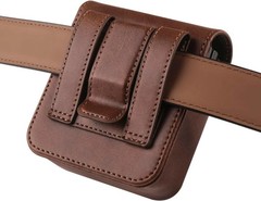 Leather Belt Clip Holster with Card Holder for Samsung Galaxy Z Flip 7 6 5 4 3