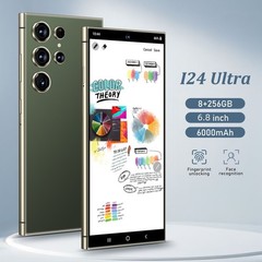 I24 Ultra Android 13 Unlocked Smartphone – 6.8″ HD, 6000mAh, 256GB Storage