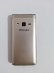 Original Samsung Galaxy Folder 2 G1650 Dual SIM Unlocked 16GB GOLD FLIP Phone