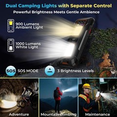 OUKITEL WP58 Pro 5G T-Mobile Rugged Phone 24GB+256GB Android 15 10000mAh 64MP