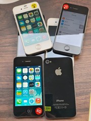 Apple iPhone 4 8GB/16GB/32GB Black/White UNLOCKED rare ios 4 ios 5 ios 7
