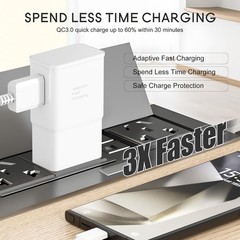 Samsung Adaptive Fast Charging Adapter Quick Charge Wall Charger Plug for Galaxy