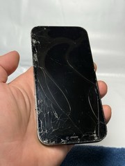 Used Apple iPhone 12 Pro, 128 GB, Cracked Front & Back Glass – Please Read