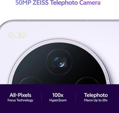 vivo X200T (Lilac, 512GB) (12 GB RAM) Dimensity 9400+ ESIM Global Version