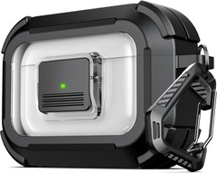 Black Case for AirPods Pro 2, Compatible with 1st/2nd Generation Models