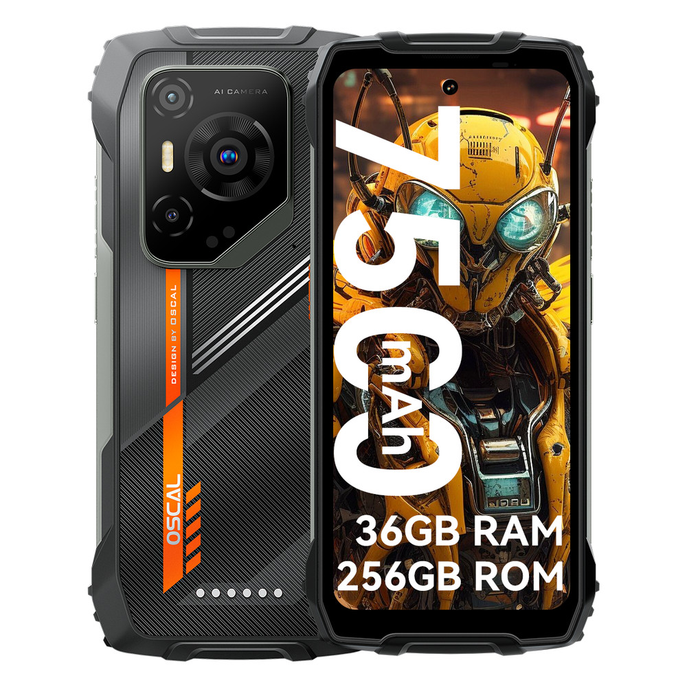 Blackview OSCAL PILOT 3 5G AI Rugged Smartphone 36GB+256GB 6.78″ Android 15 NFC