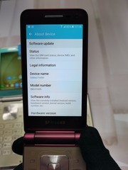 Working well Samsung Galaxy Folder 16GB SM-G1600 Factory Unlocked Android Flip