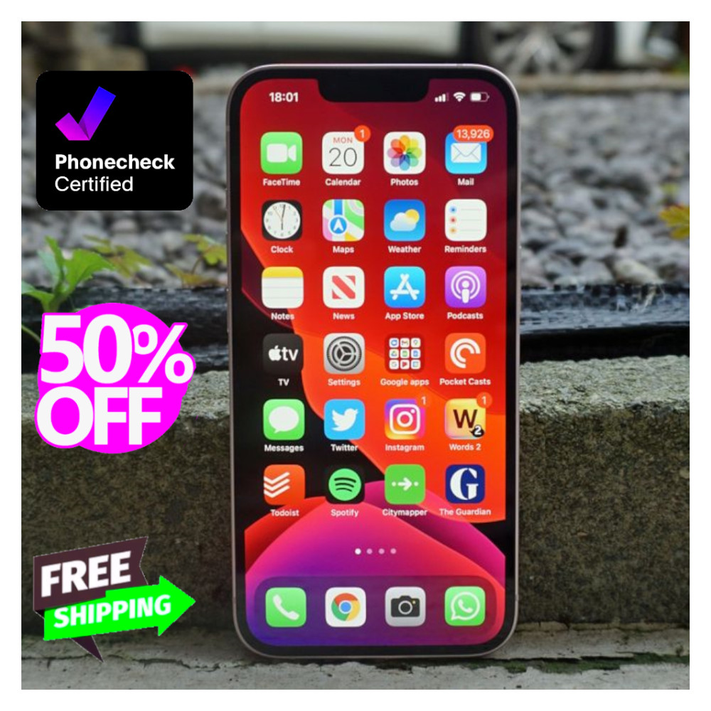 iPhone 13 Mint – 128GB/256GB/512GB – Midnight, Blue, Green – Verizon/T-Mobile