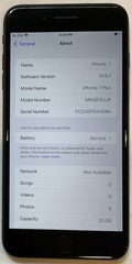TESTED USED GSM UNLOCKED, iPhone 7 PLUS, 32GB A1784 MNQR2LL/A WITH 77% BATTERY