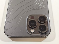 Apple iPhone 13 Pro Max 128GB AT&T 84% Battery Crack Back Cam Spots 6645