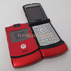 Motorola RAZR V3 Unlocked Flip GSM 850 /900 /1800 /1900 Bluetooth Mobile Phone