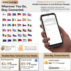 Blackview XPLORE 2 Satellite Rugged Phone Android 15 Outdoor 256GB 1TB 20000mAh