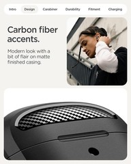 Spigen Rugged Armor Designed for Google Pixel Buds 2a Case – Matte Black Cover