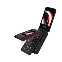Tracfone Blu Flex B300V Flip Phone Black Open Box Basic Cell Phone