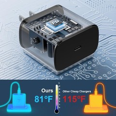 Type-C Charger Block 45W Super Fast for Samsung Galaxy Z Flip 7/Z Fold 6.6FT Cor