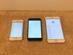 * APPLE * 3 Working iPhones A1533 A1549 A1634 Factory Reset (AT&T + Verizon) Lot