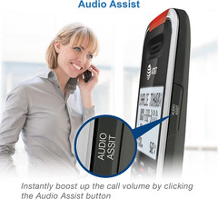 BL102-2 DECT 6.0 2-Handset Cordless Phone for Home with Answering Machine, Call
