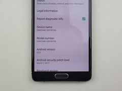 Samsung Galaxy Note 4 (SM-N910A) 32GB (AT&T) – SMALL ISSUE – Clean IMEI – J1775