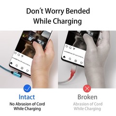 6ft USB-C Fast Charging Cable 2.1A – 3-Pack for Samsung Galaxy S23/S22 & More