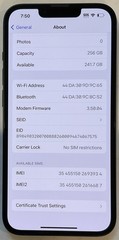 TESTED USED GSM UNLOCKED MIDNIGHT iPhone 13, 256GB A2482 MLAH3LL/A, 96% BATTERY.