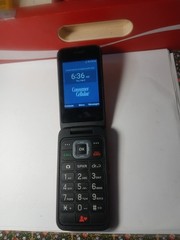 Consumer Cellular Verve Snap Red Flip Phone Used EUC